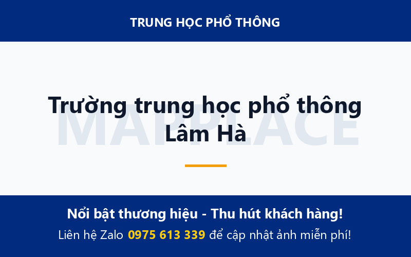 Trường trung học phổ thông Lâm Hà