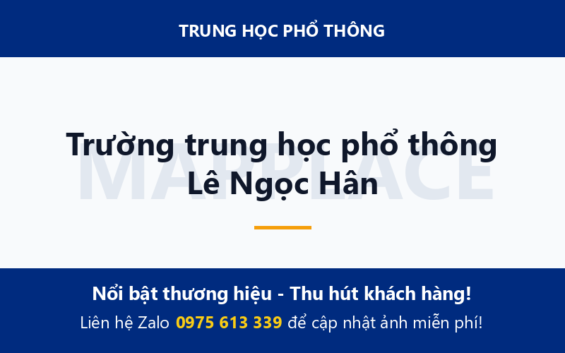 Trường trung học phổ thông Lê Ngọc Hân