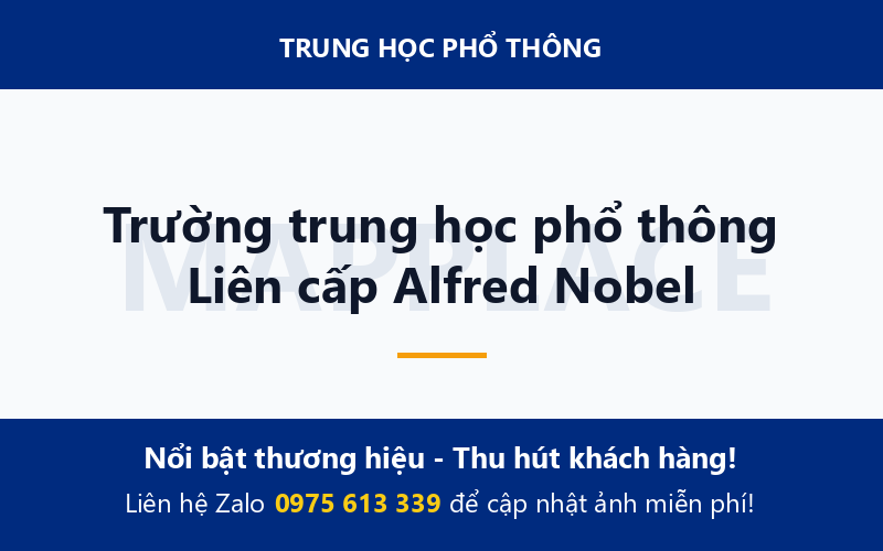 Trường trung học phổ thông Liên cấp Alfred Nobel