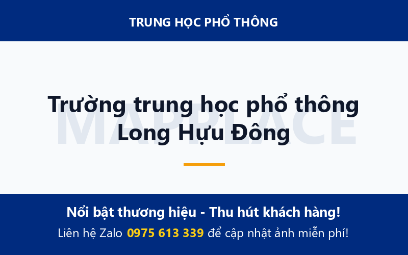 Trường trung học phổ thông Long Hựu Đông