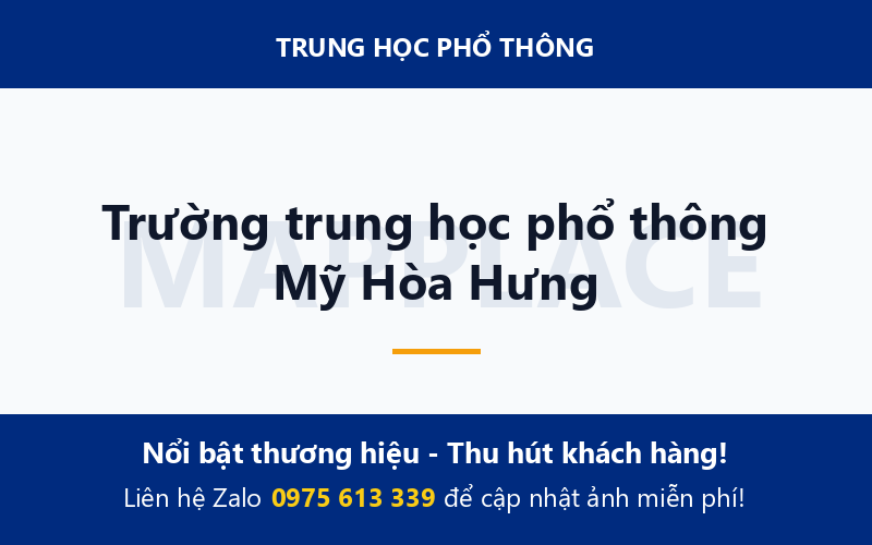 Trường trung học phổ thông Mỹ Hòa Hưng
