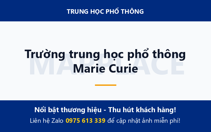Trường trung học phổ thông Marie Curie