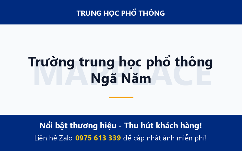Trường trung học phổ thông Ngã Năm