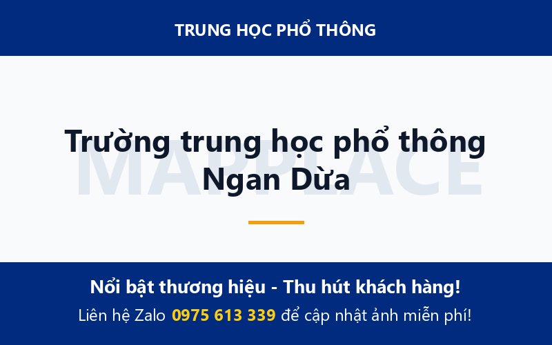 Trường trung học phổ thông Ngan Dừa
