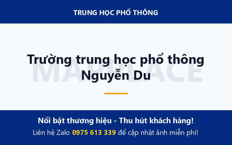 Trường trung học phổ thông Nguyễn Du