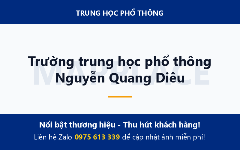 Trường trung học phổ thông Nguyễn Quang Diêu