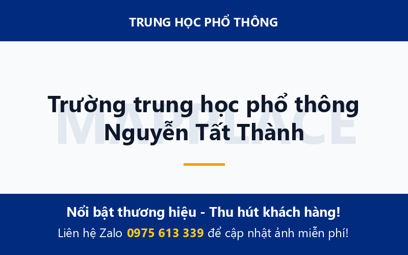 Trường trung học phổ thông Nguyễn Tất Thành