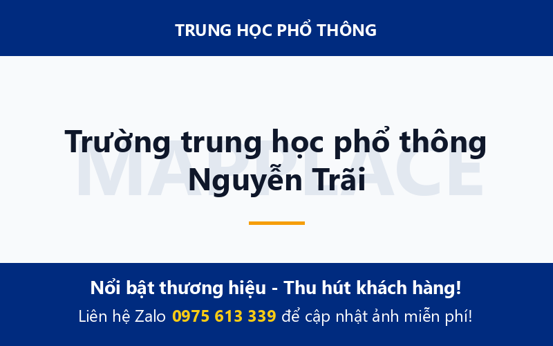 Trường trung học phổ thông Nguyễn Trãi