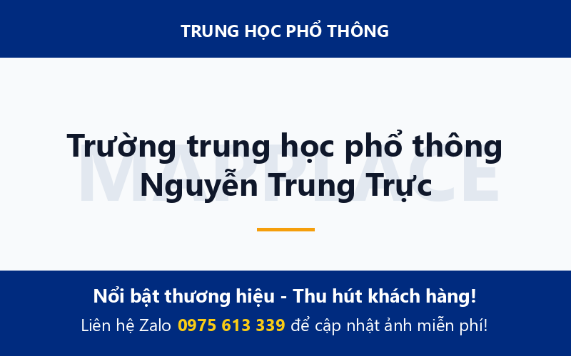Trường trung học phổ thông Nguyễn Trung Trực