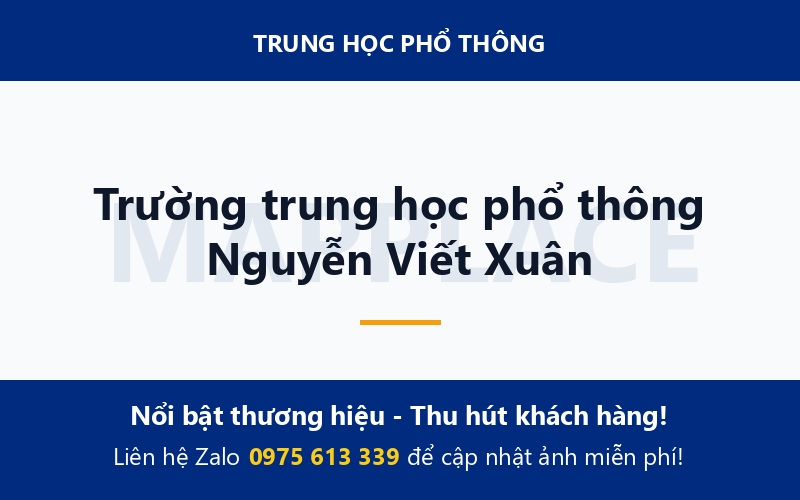 Trường trung học phổ thông Nguyễn Viết Xuân