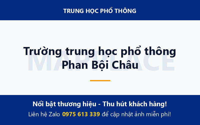 Trường trung học phổ thông Phan Bội Châu