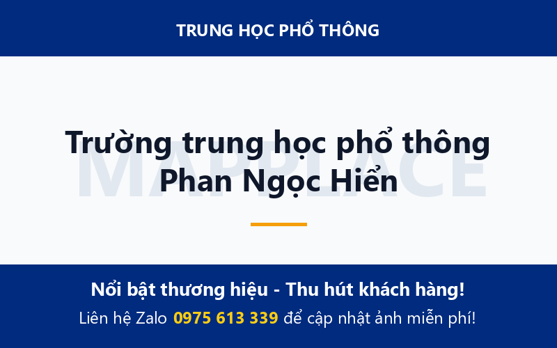 Trường trung học phổ thông Phan Ngọc Hiển