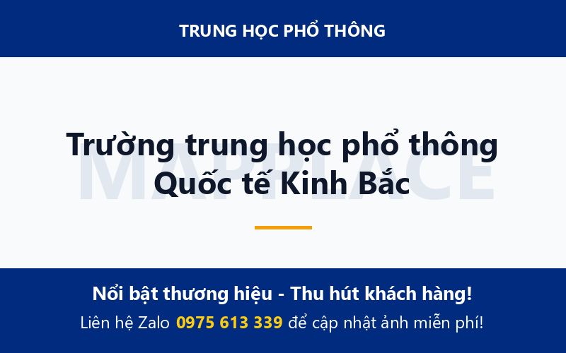 Trường trung học phổ thông Quốc tế Kinh Bắc