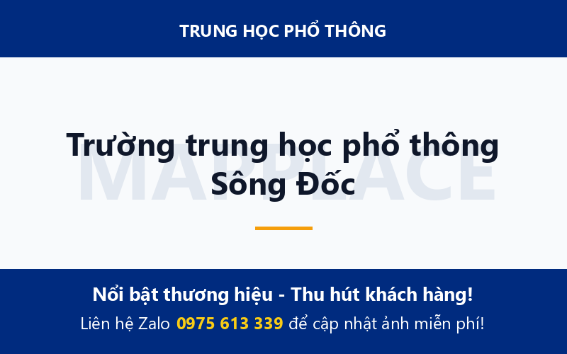 Trường trung học phổ thông Sông Đốc