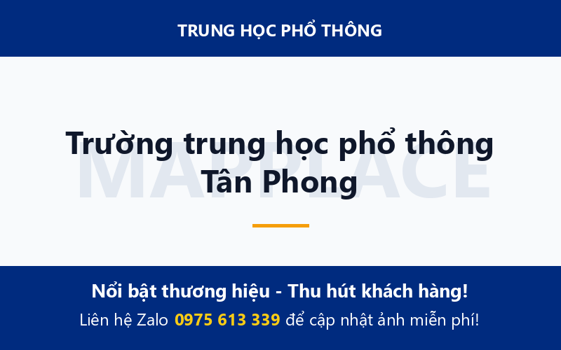 Trường trung học phổ thông Tân Phong