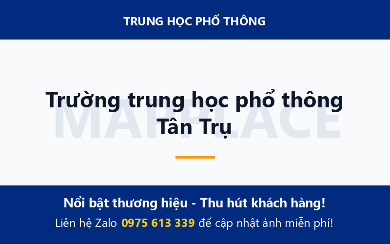 Trường trung học phổ thông Tân Trụ