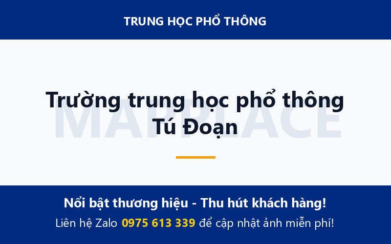Trường trung học phổ thông Tú Đoạn