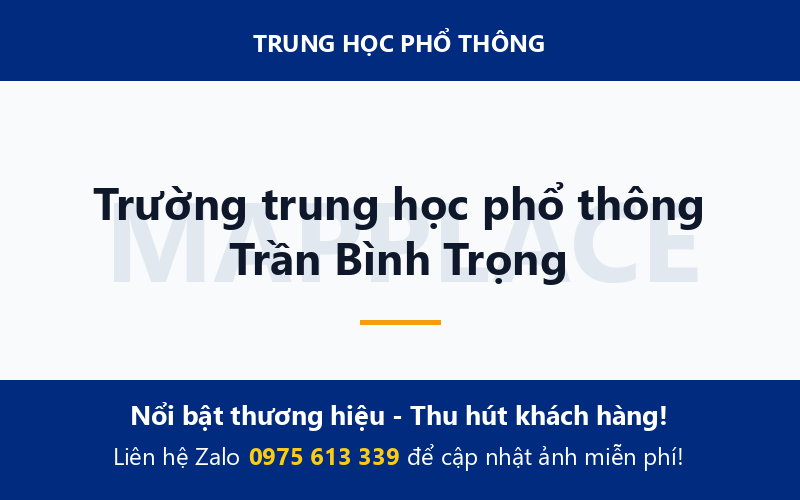 Trường trung học phổ thông Trần Bình Trọng