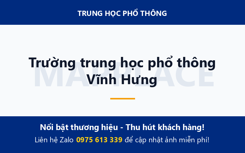 Trường trung học phổ thông Vĩnh Hưng