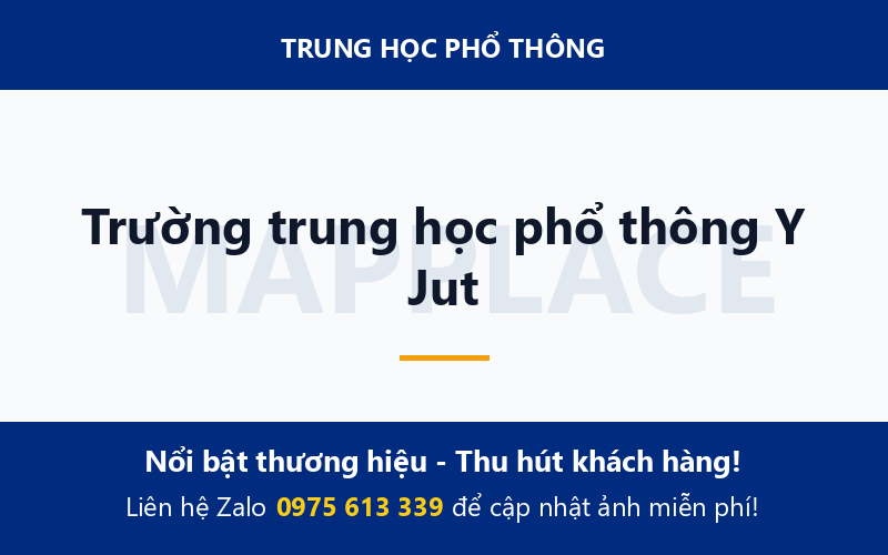 Trường trung học phổ thông Y Jut