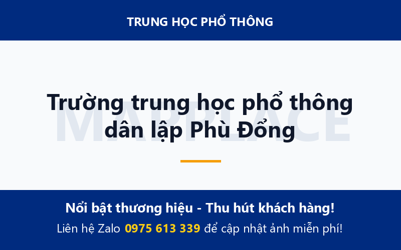 Trường trung học phổ thông dân lập Phù Đổng