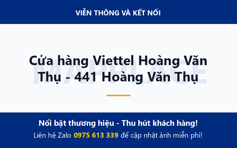 Cửa hàng Viettel Hoàng Văn Thụ - 441 Hoàng Văn Thụ