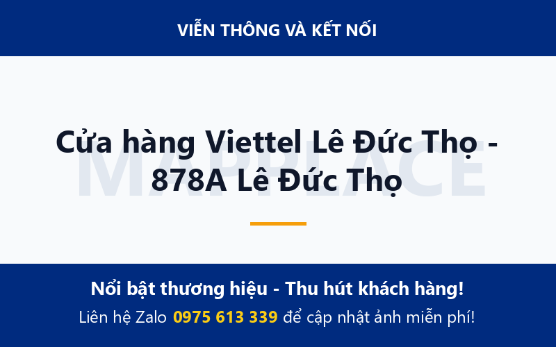 Cửa hàng Viettel Lê Đức Thọ - 878A Lê Đức Thọ