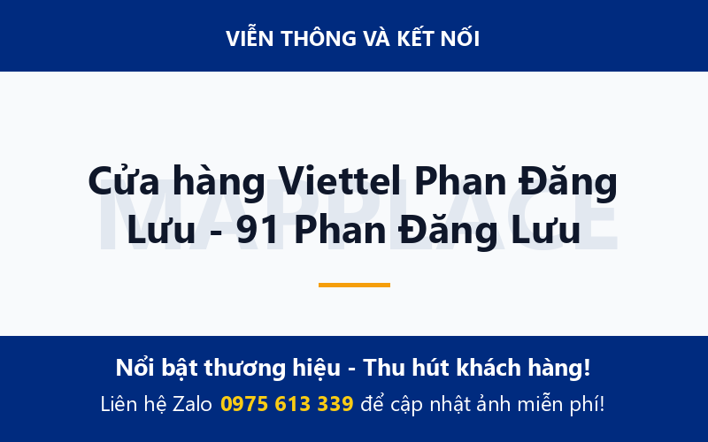 Cửa hàng Viettel Phan Đăng Lưu - 91 Phan Đăng Lưu