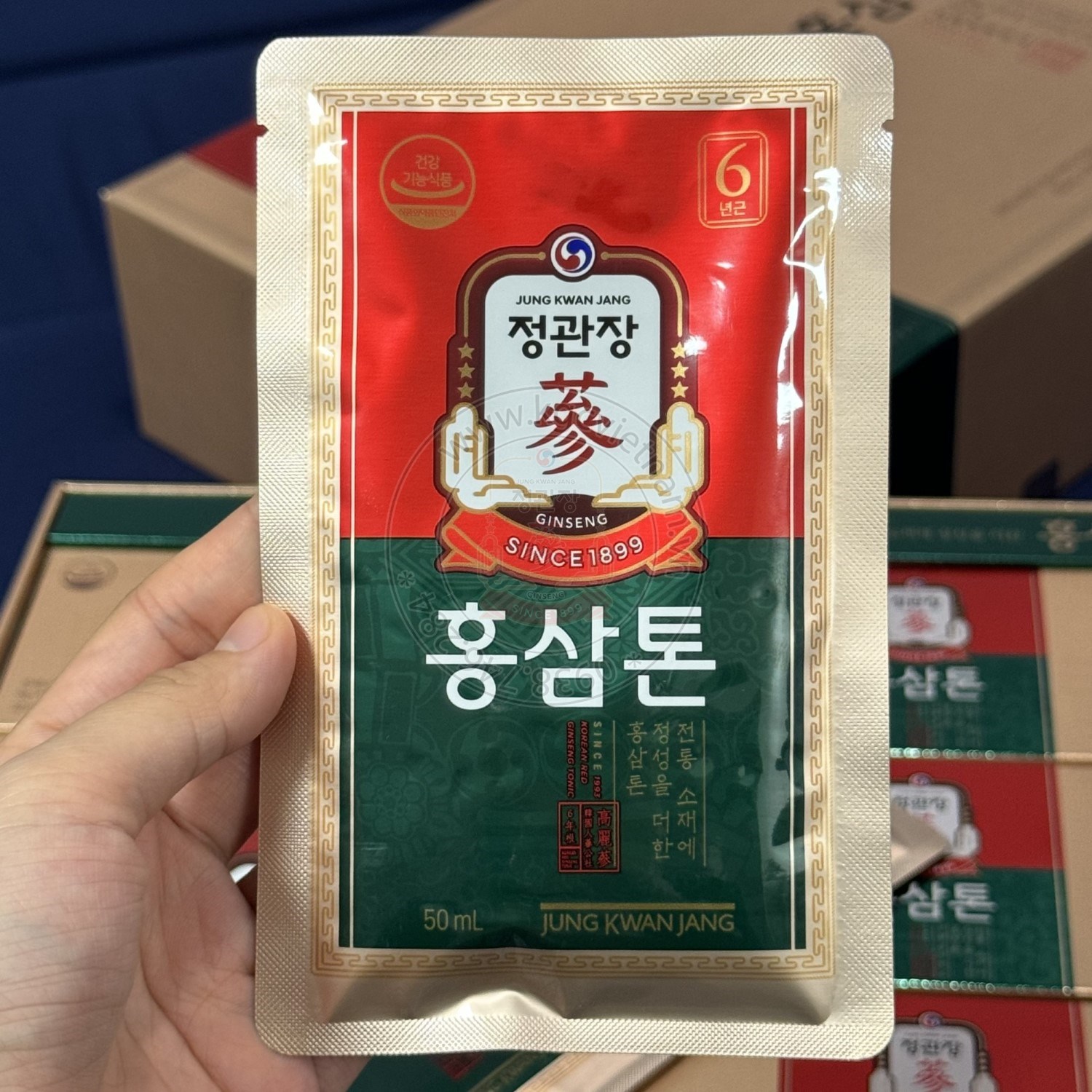 Nước Hồng Sâm KGC Jung Kwan Jang Tonic Mild 50ml x 60 Gói