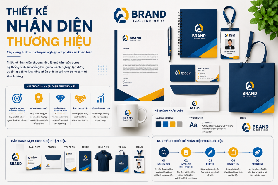 Thiết kế nhận diện thương hiệu